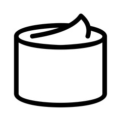 cream icon or logo isolated sign symbol vector illustration - high quality black style vector icons
