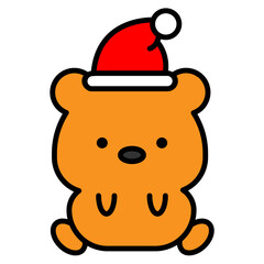 bear cartoon icon 