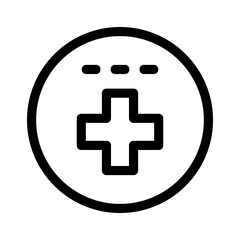Obraz premium medical icon or logo isolated sign symbol vector illustration - high quality black style vector icons 