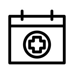 Obraz premium schedule icon or logo isolated sign symbol vector illustration - high quality black style vector icons 