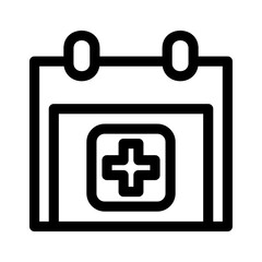 schedule icon or logo isolated sign symbol vector illustration - high quality black style vector icons
