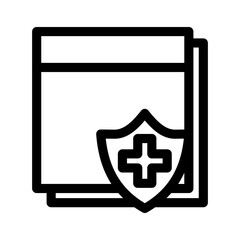 schedule icon or logo isolated sign symbol vector illustration - high quality black style vector icons
