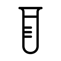 test tube icon or logo isolated sign symbol vector illustration - high quality black style vector icons
