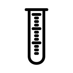 test tube icon or logo isolated sign symbol vector illustration - high quality black style vector icons
