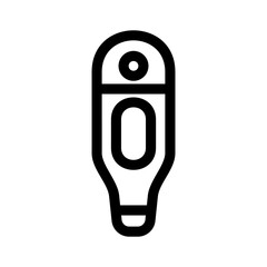 thermometer icon or logo isolated sign symbol vector illustration - high quality black style vector icons
