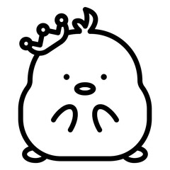 chick cartoon icon