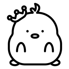 chick cartoon icon
