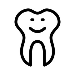 tooth icon or logo isolated sign symbol vector illustration - high quality black style vector icons
