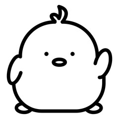 chick cartoon icon