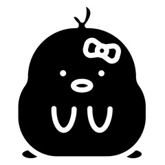 chick cartoon icon