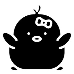 chick cartoon icon