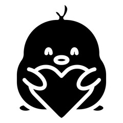 chick cartoon icon