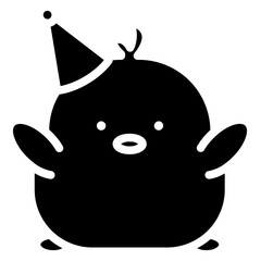 chick cartoon icon