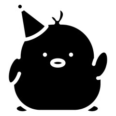 chick cartoon icon