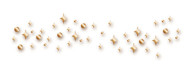 Golden Christmas decoration, png transparent background