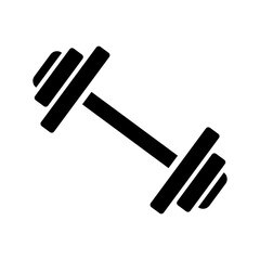 Dumbbell icon. Work out icon. Vector.