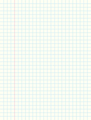 Paper line background , notebook in a line, Math paper