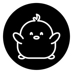chick cartoon icon