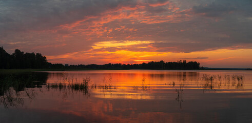 Naklejka premium Braslav lakes