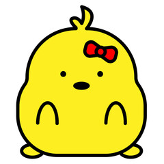 chick cartoon icon