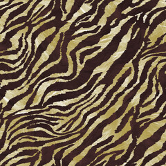 A meter pattern consisting of Zebra tissues
