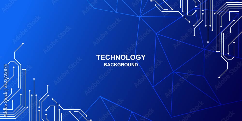 Poster trendy background with the theme of modern technology. abstract wallpapers with panoramic styles for