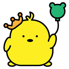 chick cartoon icon