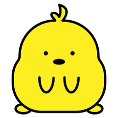 chick cartoon icon