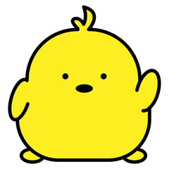 chick cartoon icon