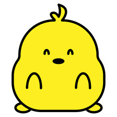 chick cartoon icon