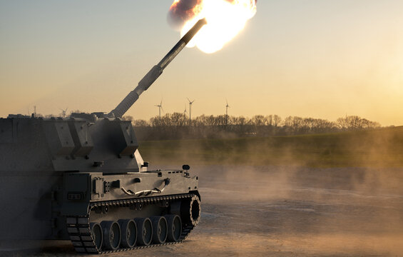 AHS Krab - Polish modern 155 mm calibre self-propelled cannon howitzer