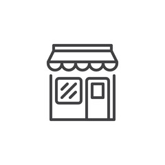 Front store line icon