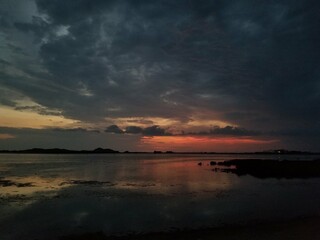 Obraz premium sunset over the sea
