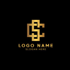 Alphabet letters Initials Monogram logo CS, CS INITIAL, CS letter