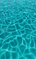 The texture of the water in the pool. Vector illustration of small waves on the blue surface of the water in the pool. Sketch for creativity.