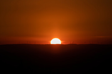 Obraz premium sunset in the mountains
