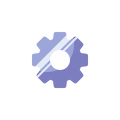Setting gear flat icon