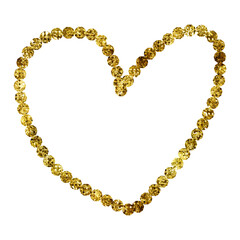 Obraz premium Heart Glitter Decoration