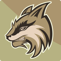 sports mascot logo design vector. Fox mascot logo design vector with modern illustration concept style. fox mascot design for e sport and gaming logo