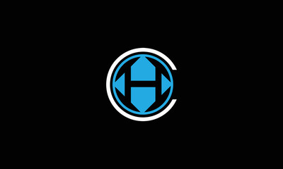 Fototapeta na wymiar HC ,CH,H ,C Abstract Letters Logo Monogram 