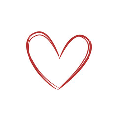 Heart Icon Vector. Love symbol. Valentine's Day symbol,Flat style for graphic and web design, logo. Black flat heart.