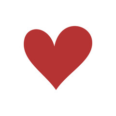 Heart Icon Vector. Love symbol. Valentine's Day symbol,Flat style for graphic and web design, logo. Black flat heart.