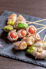 野菜の串焼き盛り合わせ