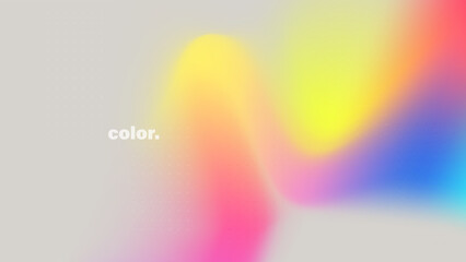 Soft colorful gradient shape background design
