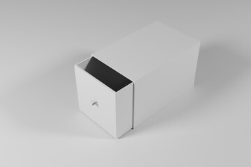 3d rendered box packaging for brand advertising
