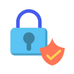 Secure Payment flat icon.