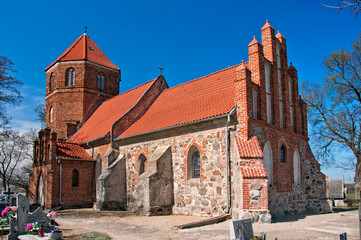 Gothic church of St. George from the XIII / XI century. Niedzwiedz, Kuyavian-Pomeranian Voivodeship, Poland. © Darek Bednarek