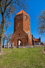 Gothic church of St. George from the XIII / XI century. Niedzwiedz, Kuyavian-Pomeranian Voivodeship, Poland. © Darek Bednarek