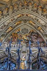 Obraz premium Bern Minster - cathedral, detail, Bern, Switzerland.