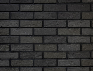 abstract black brick wall